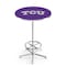 Holland Bar Stool Co 42" Chrome TCU Pub Table L216C4228TexChr - alternate 1